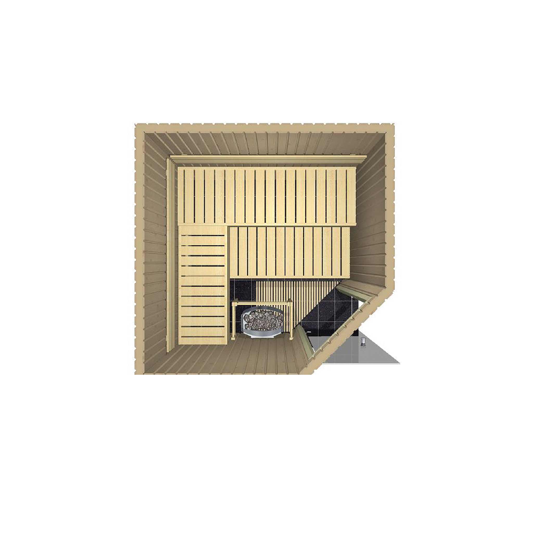 Sauna Variant Line Harvia design moderne extérieur