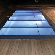 Bâche à barres hybride Gril PVC 650 g/m² | Sécurité piscine