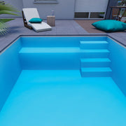 Escalier piscine plage intérieur 4 marches 