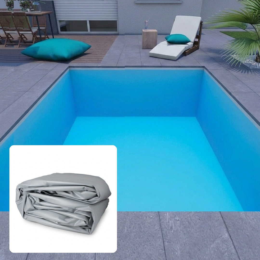 plan Kit Liner piscine Faux Carré sans escalier