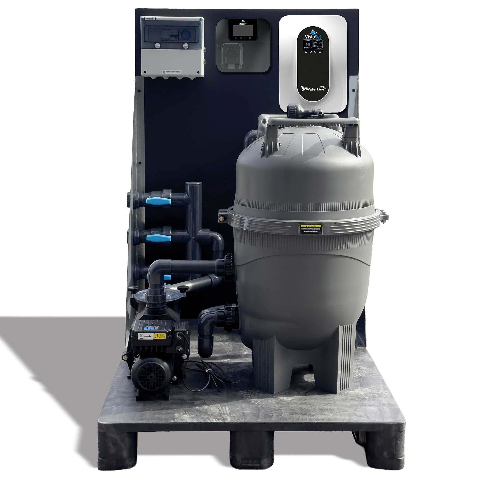 NagaBox – Palbox filtration avec électrolyseur au sel et régulation pH