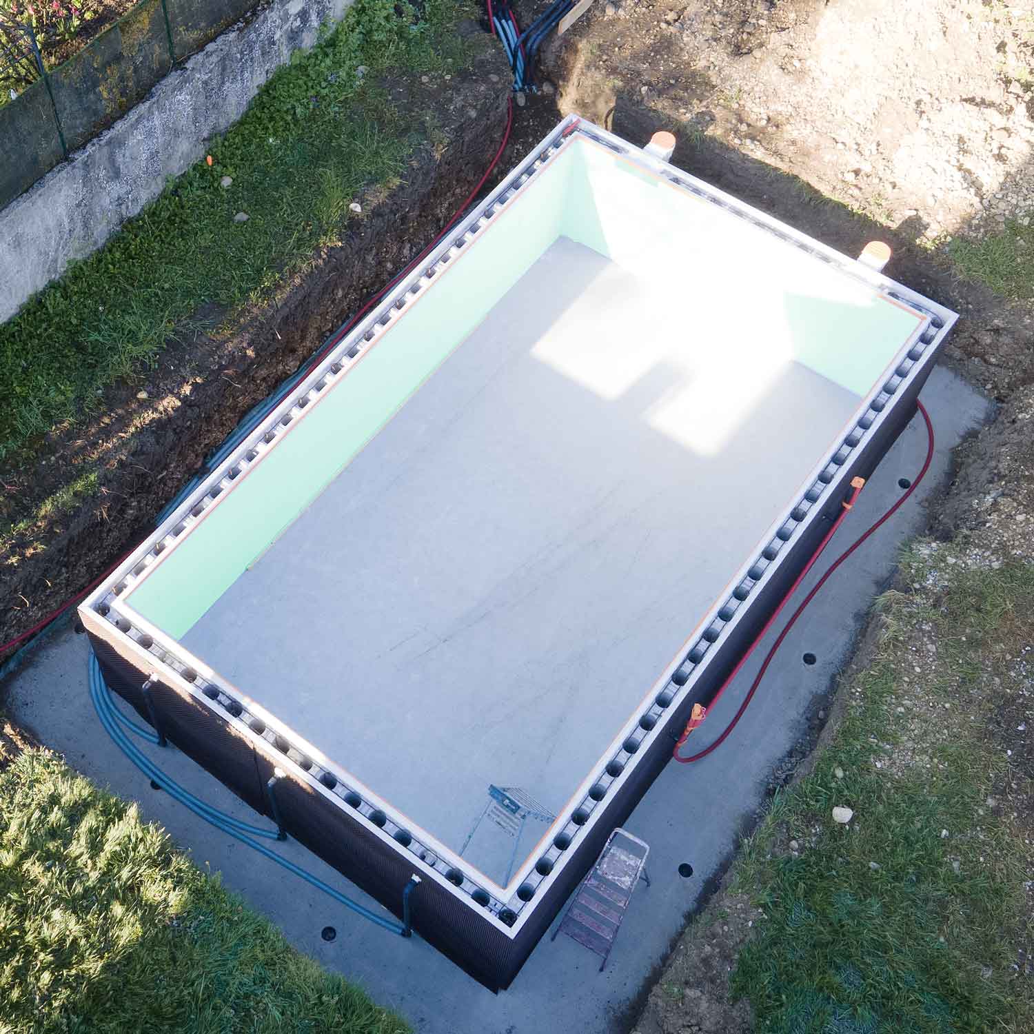 Kit Structure piscine SwimBloc Rectangulaire chantier 