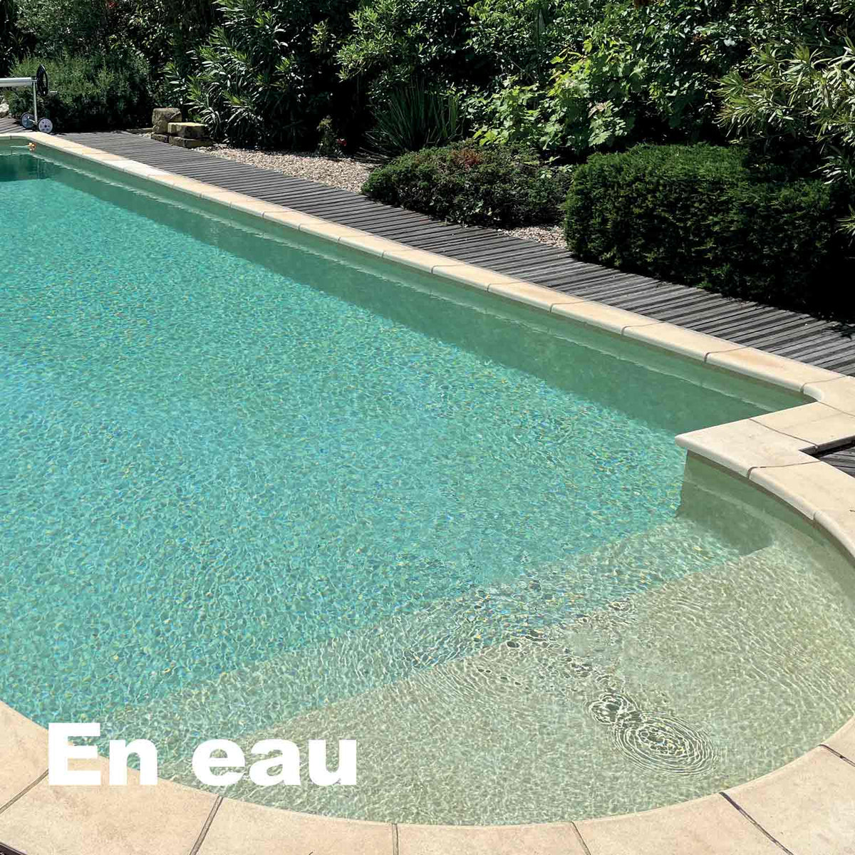 Liner 3D Rock verni sur mesure piscine