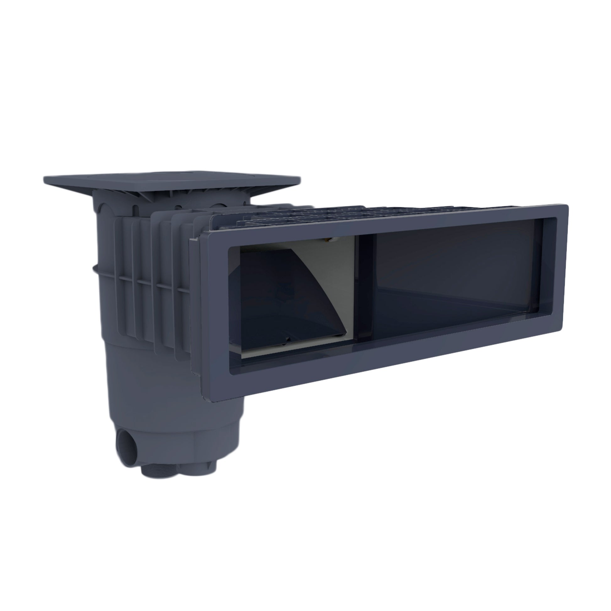 Skimmer ACIS A500 NHL design pour piscine béton et liner gris anthracite