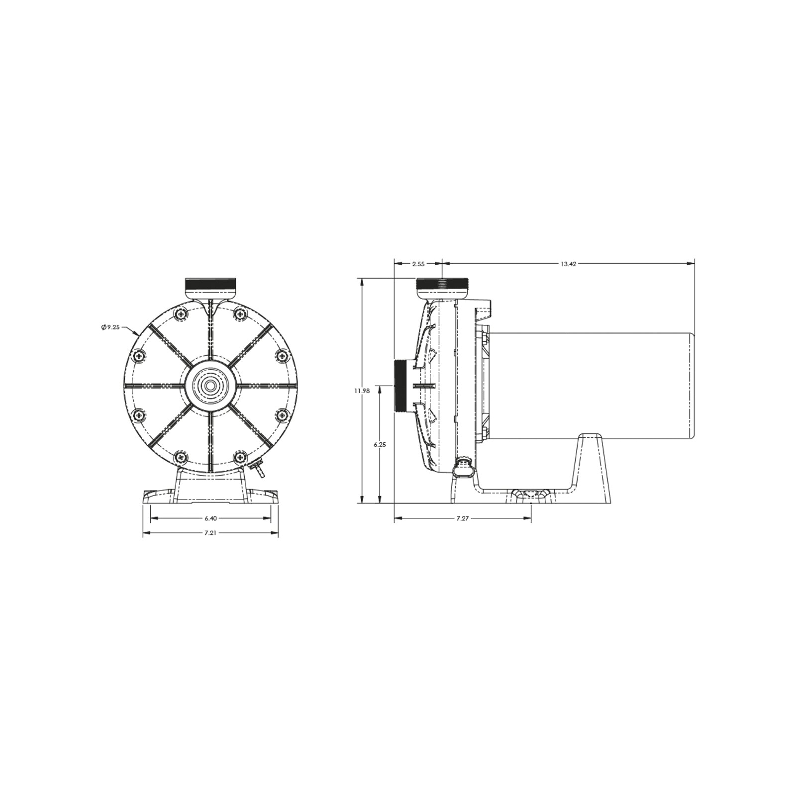 plan Surpresseur 1CV mono Hayward