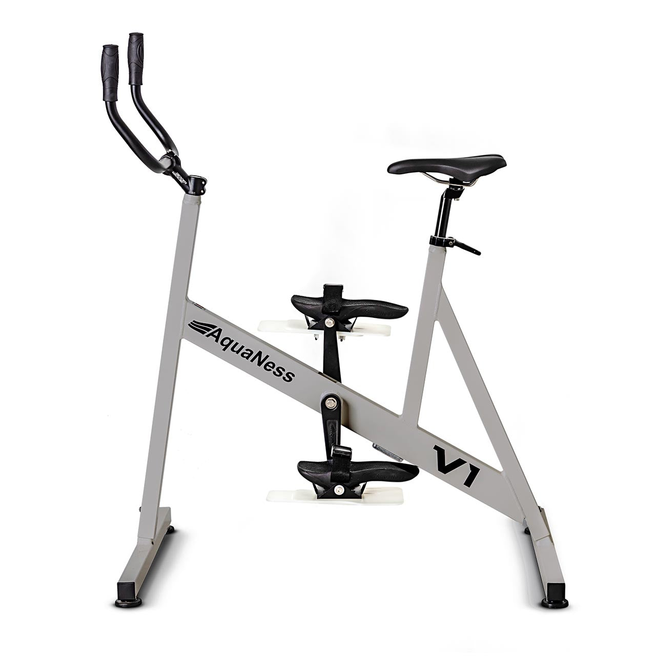 Aquabike V1 vélo de piscine fitness gris 