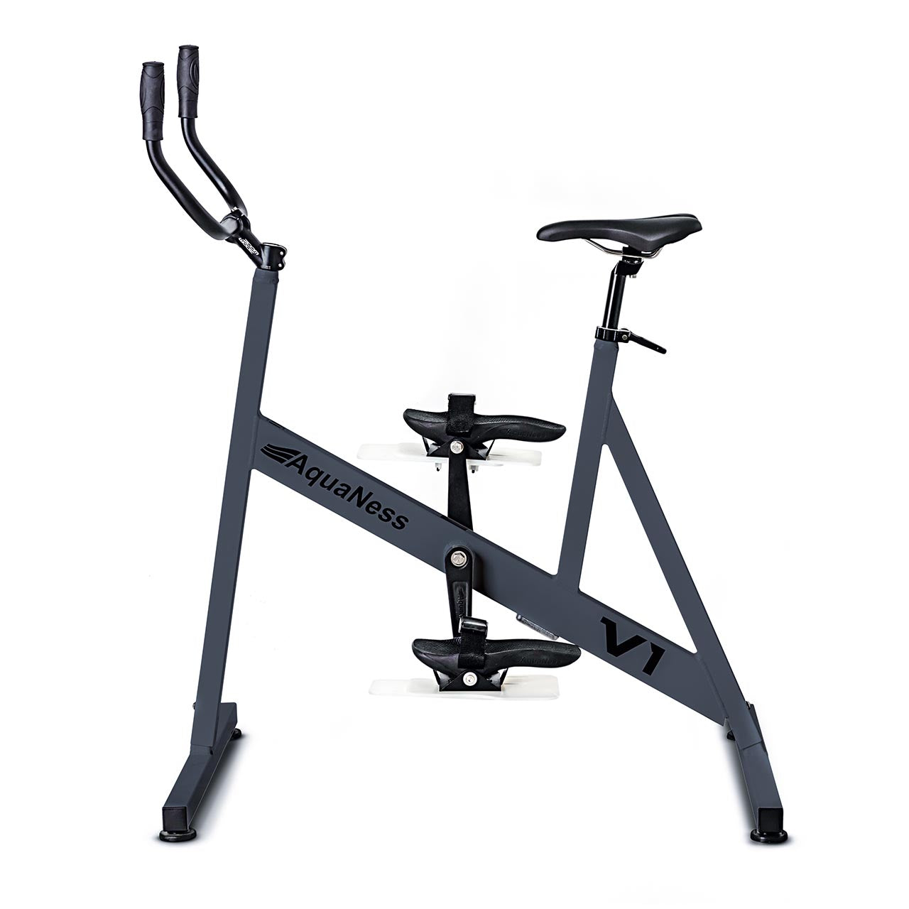 Aquabike V1 vélo de piscine fitness gris foncé 