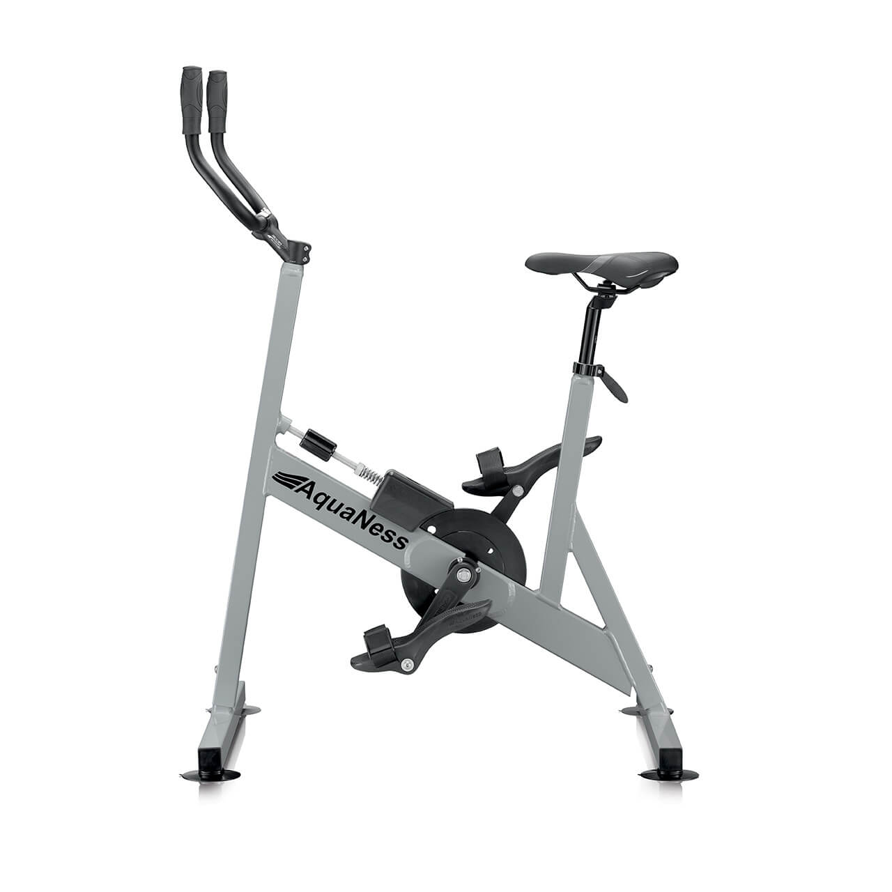 Aquabike V2 vélo de piscine fitness gris clair