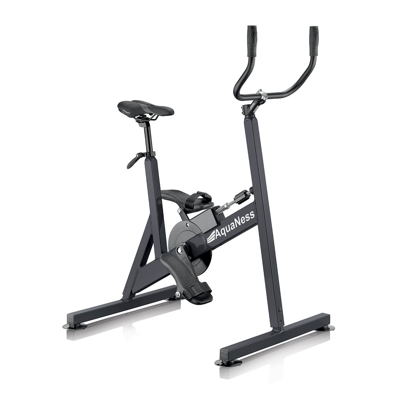Aquabike V2 vélo de piscine fitness gris ardoise