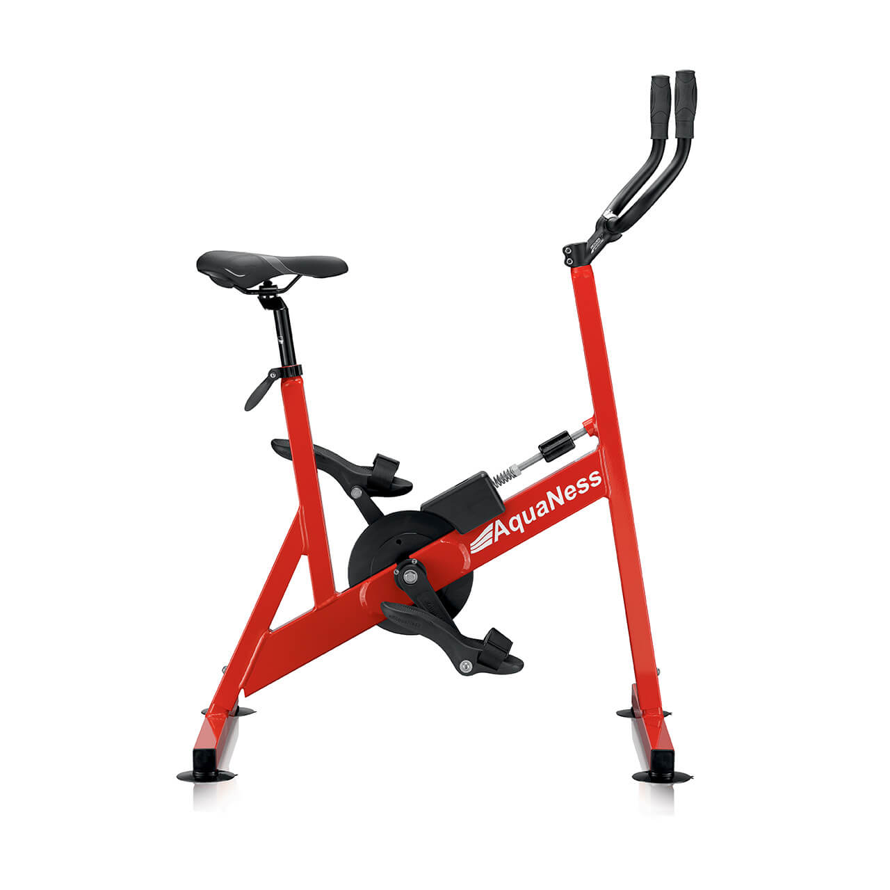 Aquabike V2 vélo de piscine fitness rouge