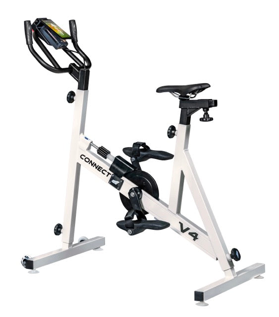 Aquabike V4 Connect Aquaness vélo de piscine connecté blanc 