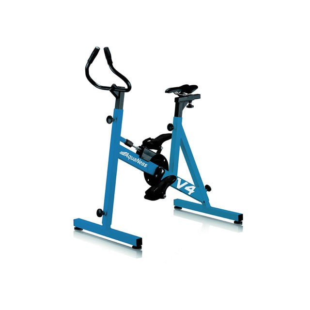 Aquabike V4 Aquaness vélo de piscine haut de gamme bleu 