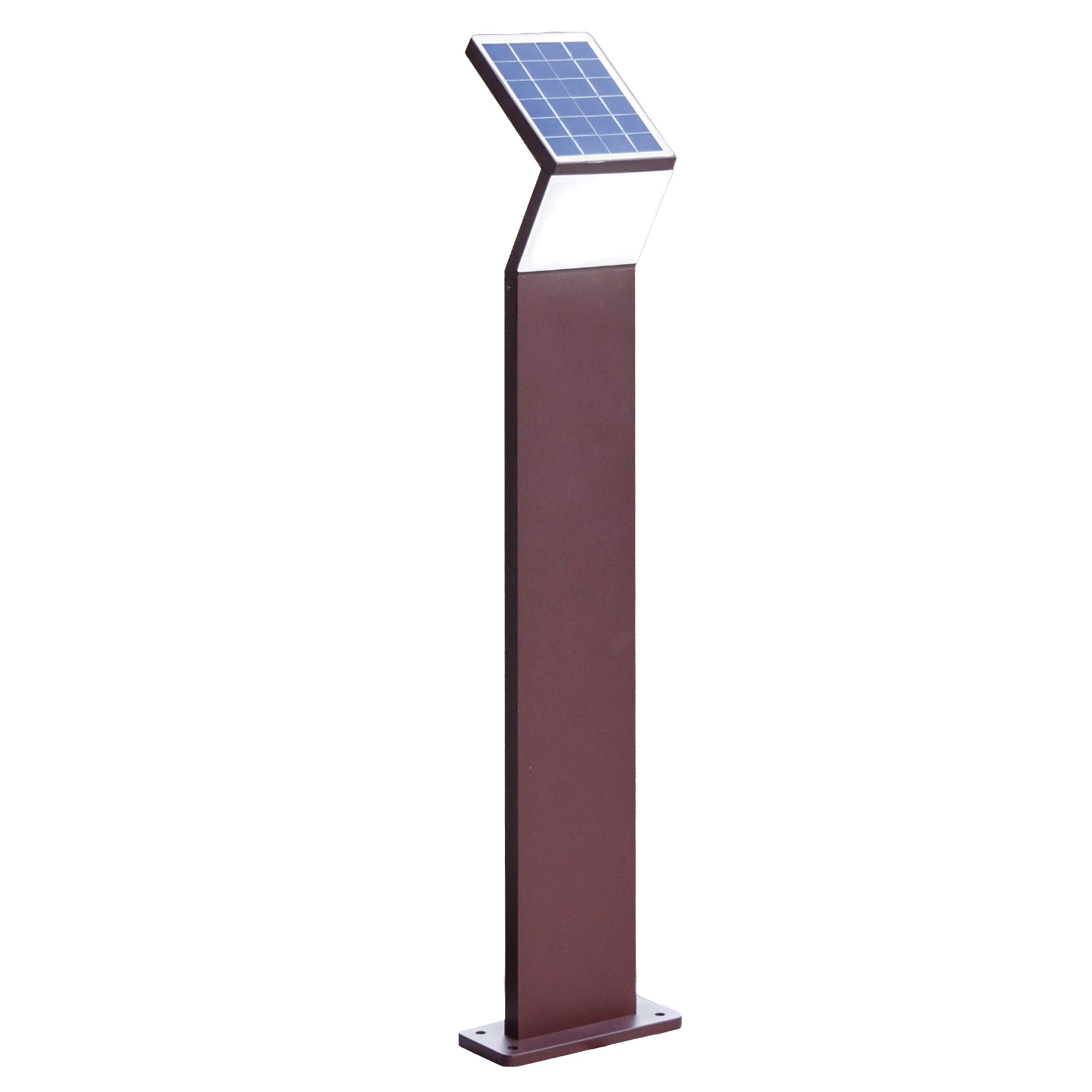 Borne solaire - blanc neutre - fonte d'aluminium