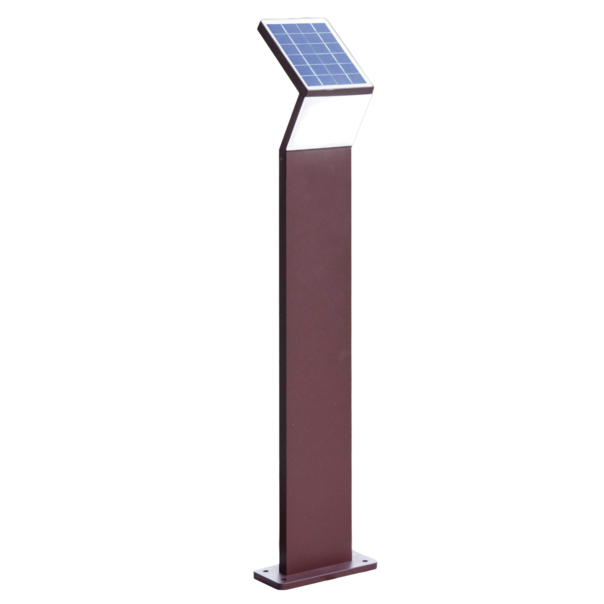 Borne solaire - blanc neutre - fonte d'aluminium