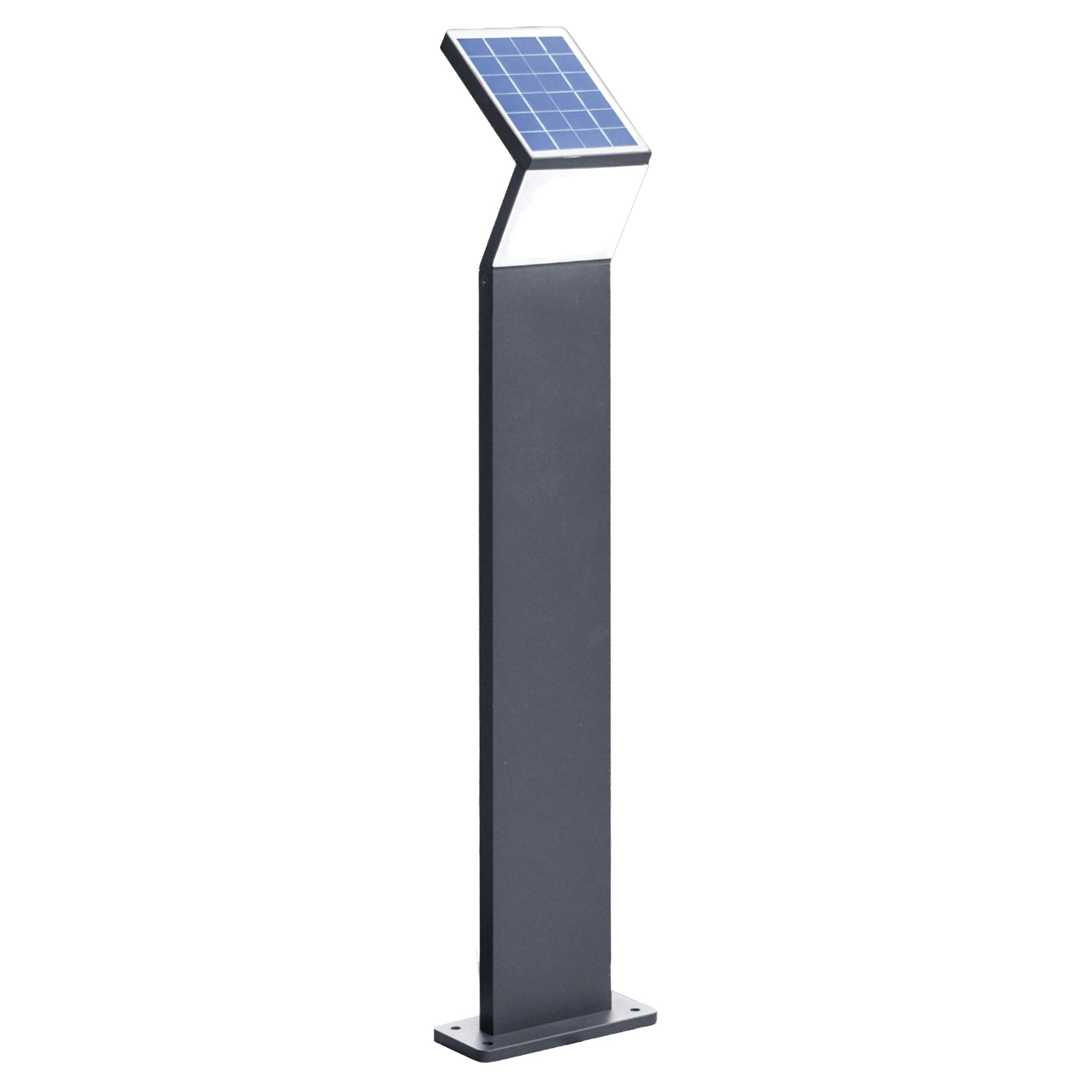 Borne solaire - blanc neutre - fonte d'aluminium