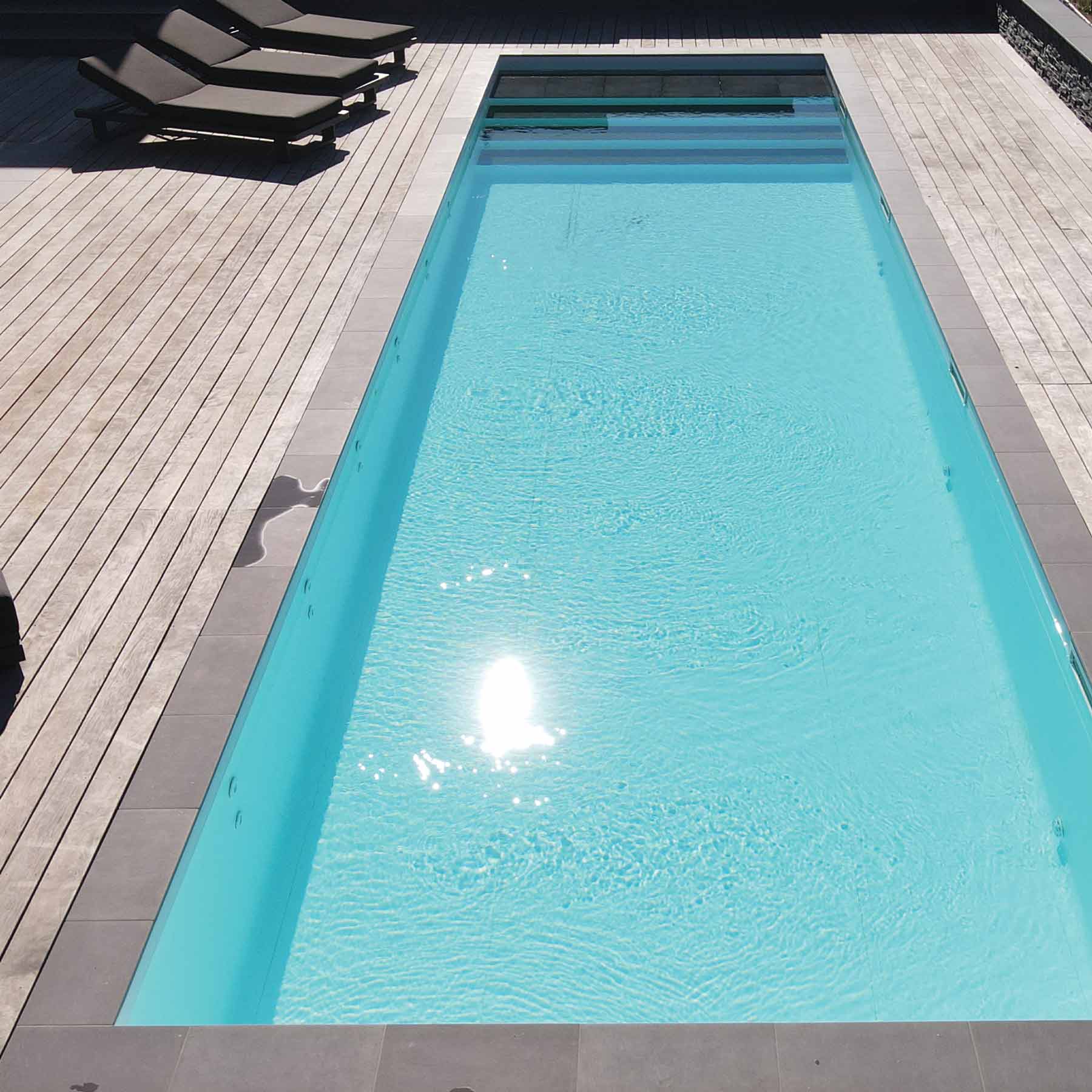 Kit Structure piscine SwimBloc Couloir de nage finie 