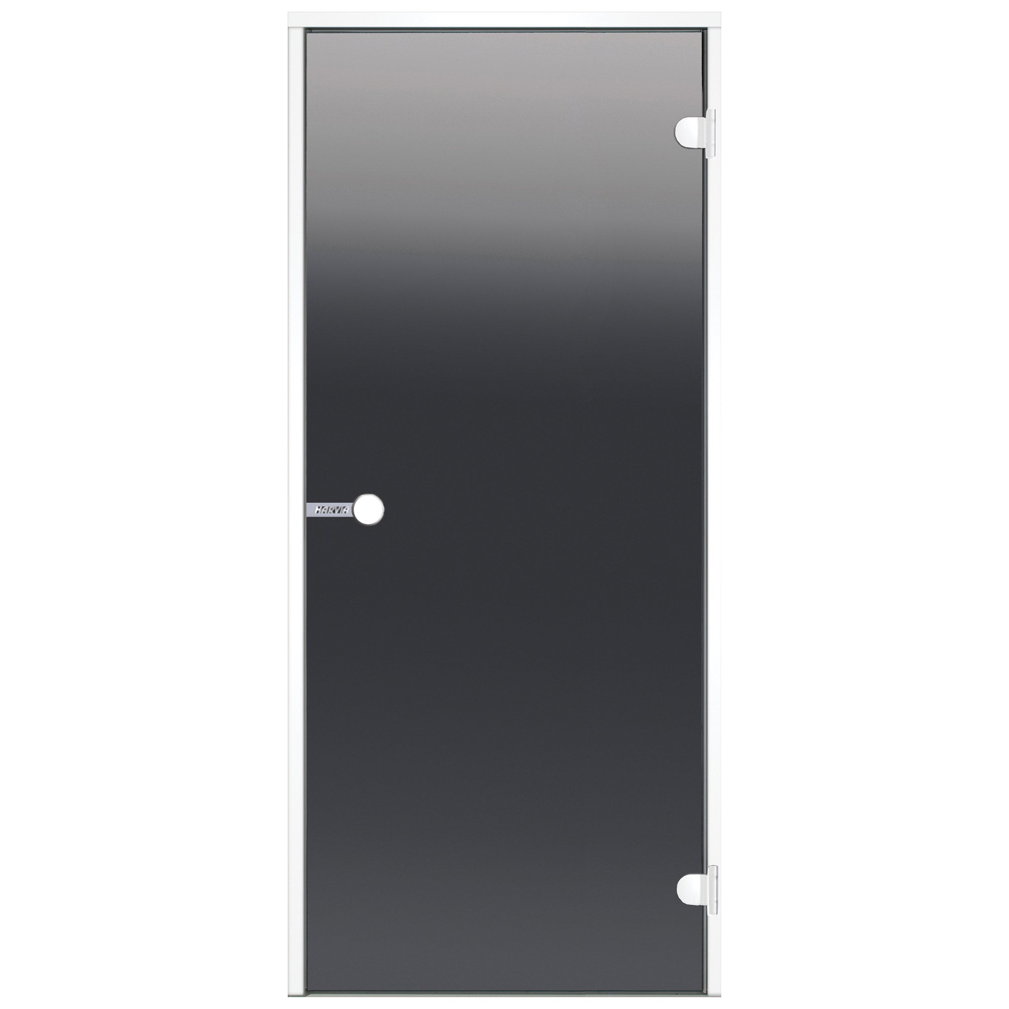 Porte de sauna/hammam 89x189, cadre en aluminium