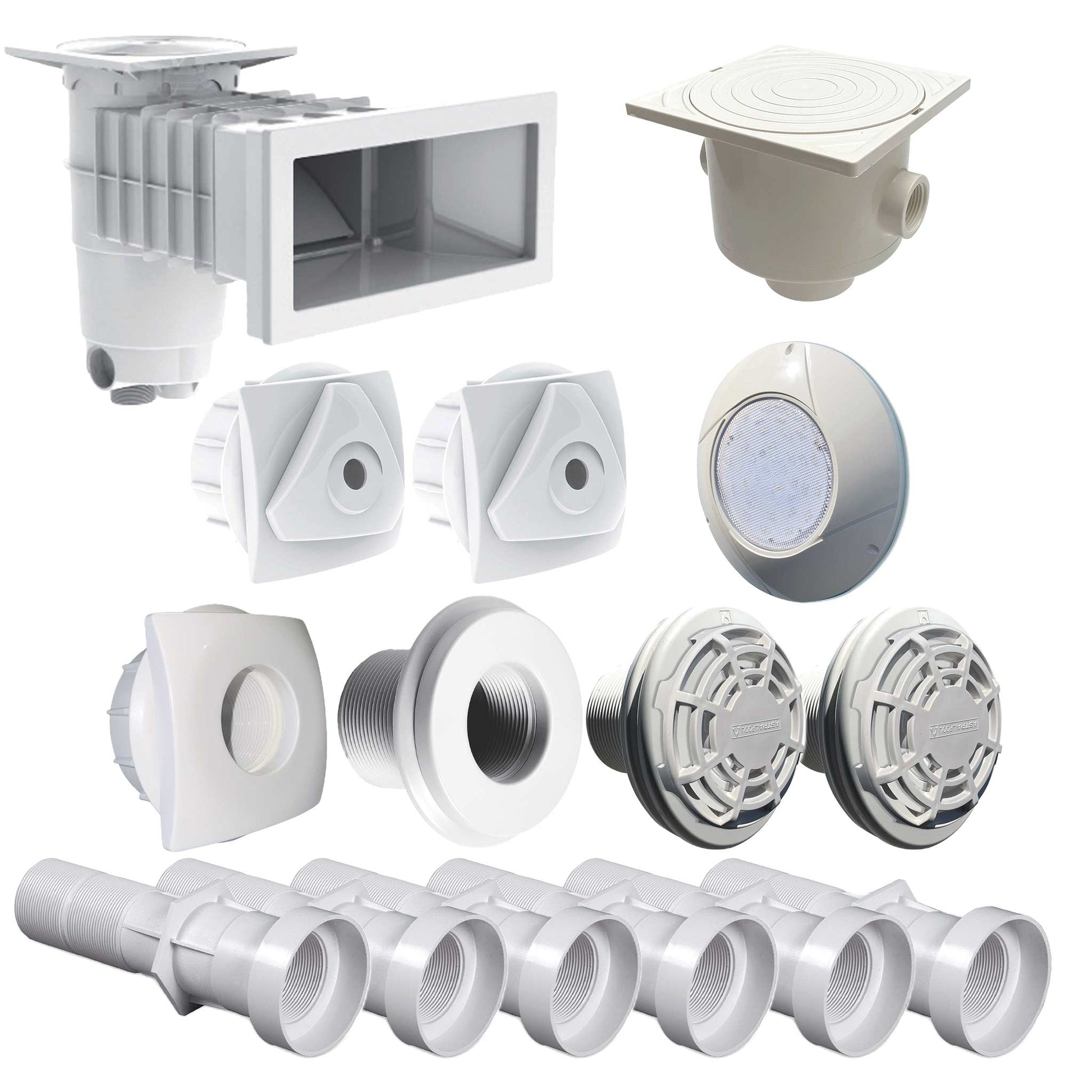 Kit pièces à sceller piscine – Waterbox