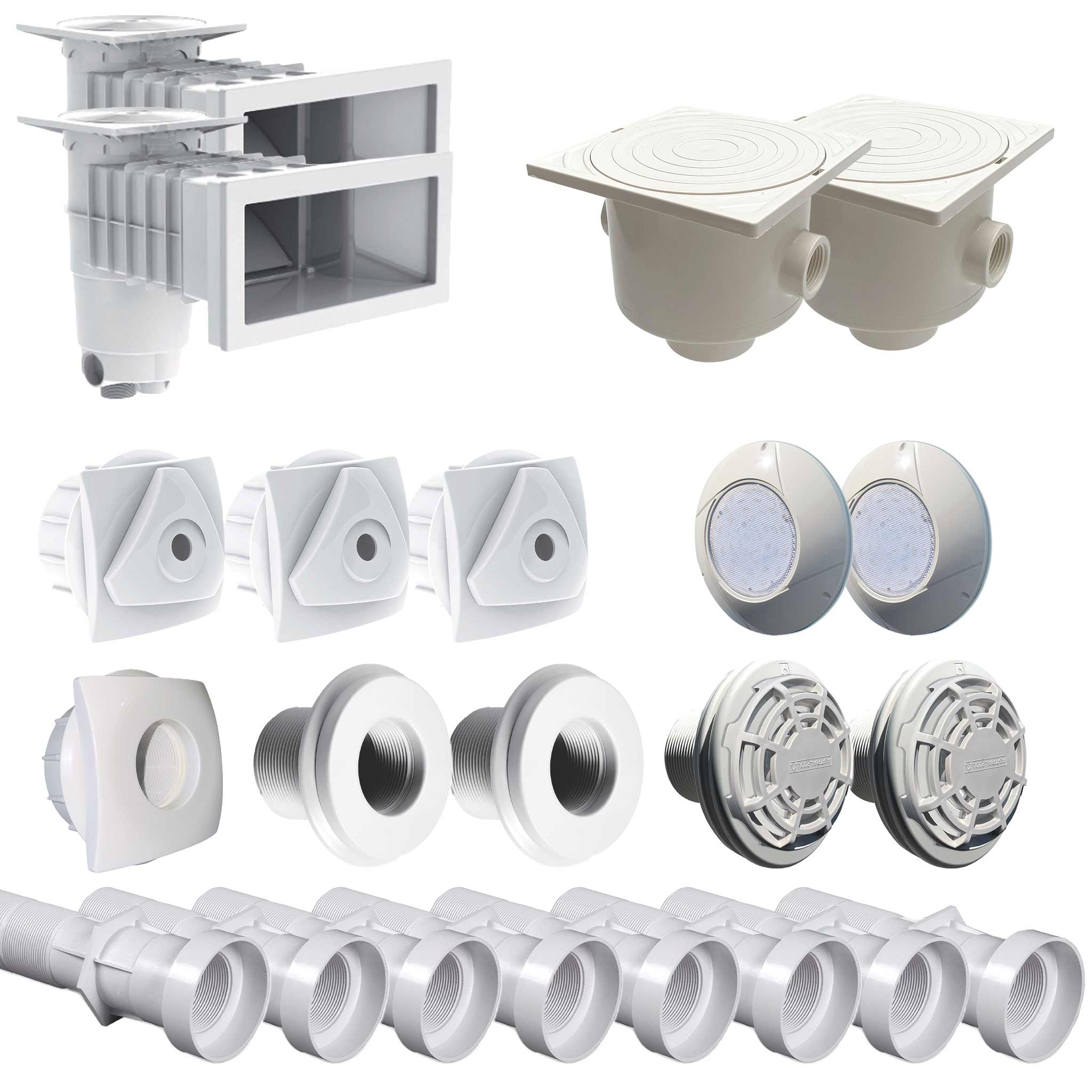 Kit pièces à sceller piscine 2 – Waterbox