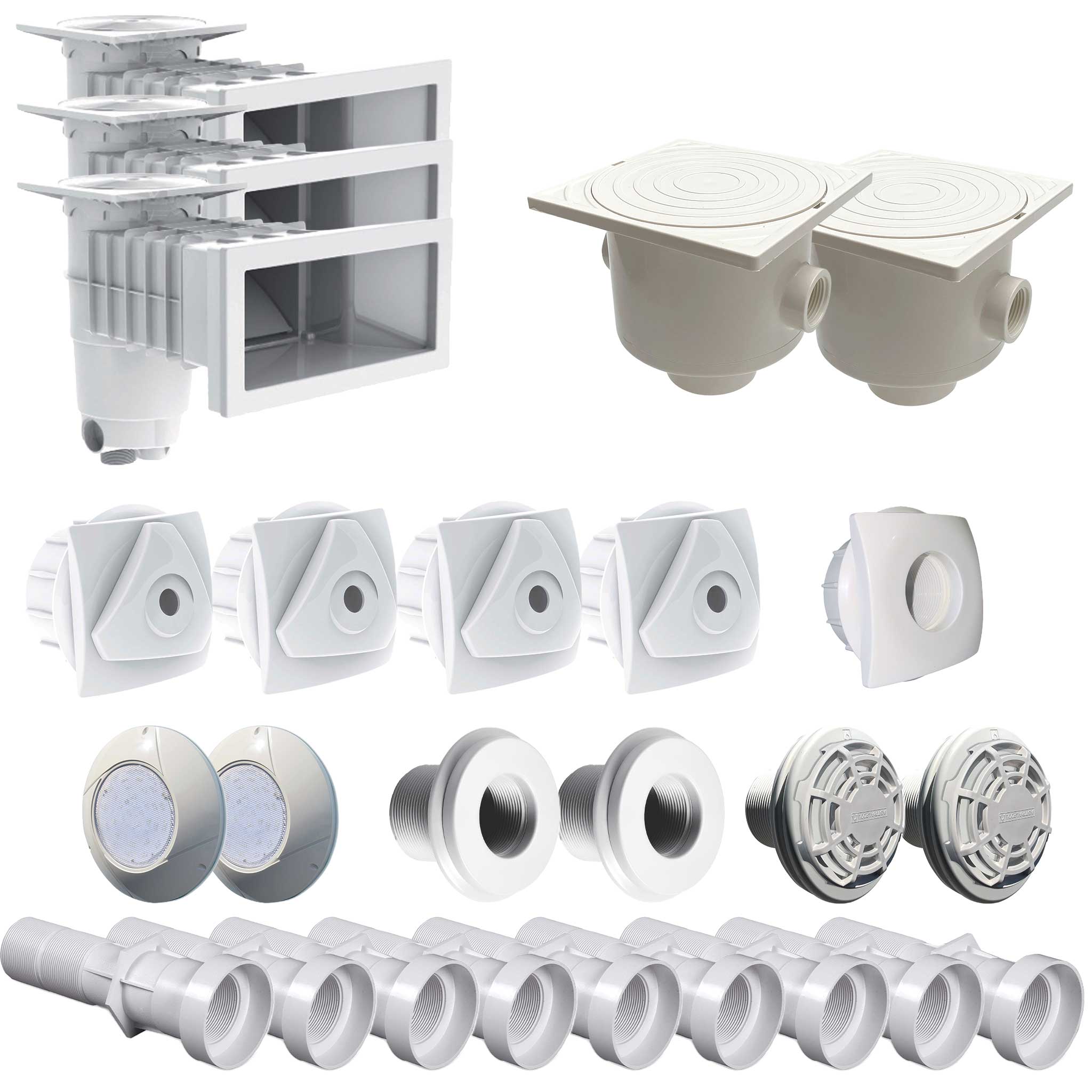 Kit pièces à sceller piscine 3 – Waterbox