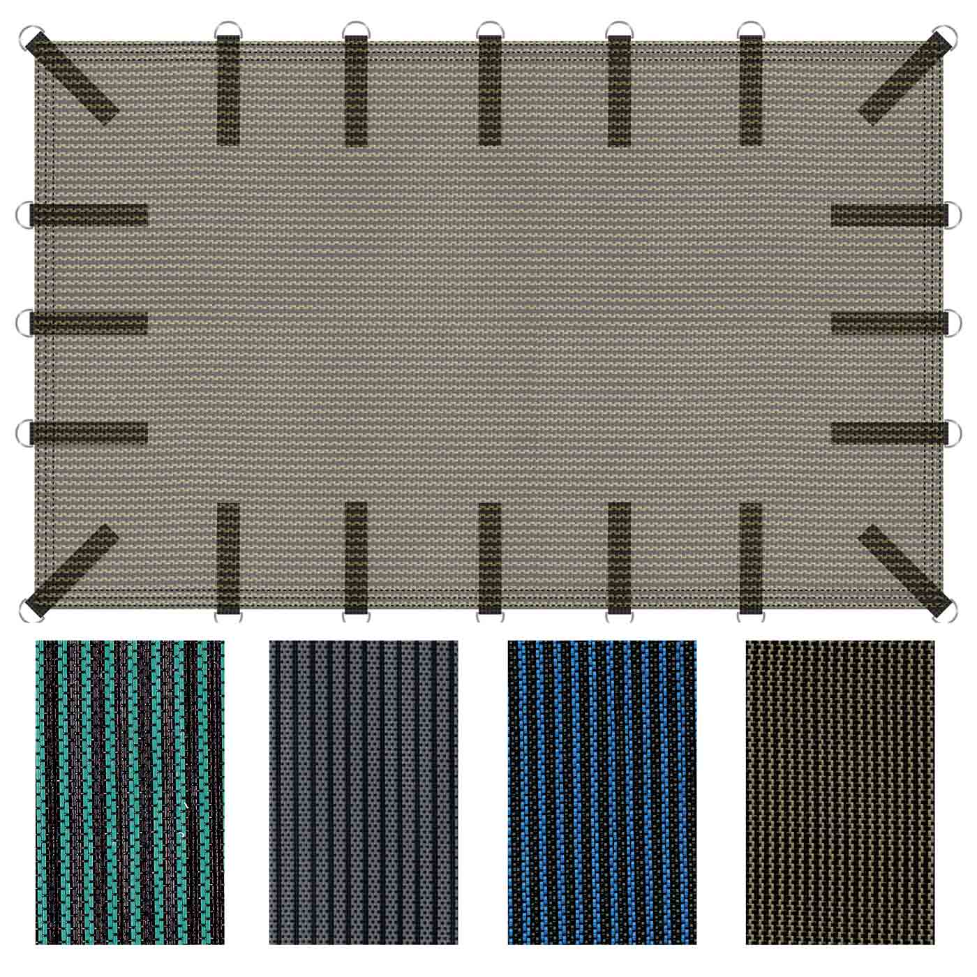 couleurs Volet piscine Pool Confort banc PVC AFC électroniques | Sécurité & design