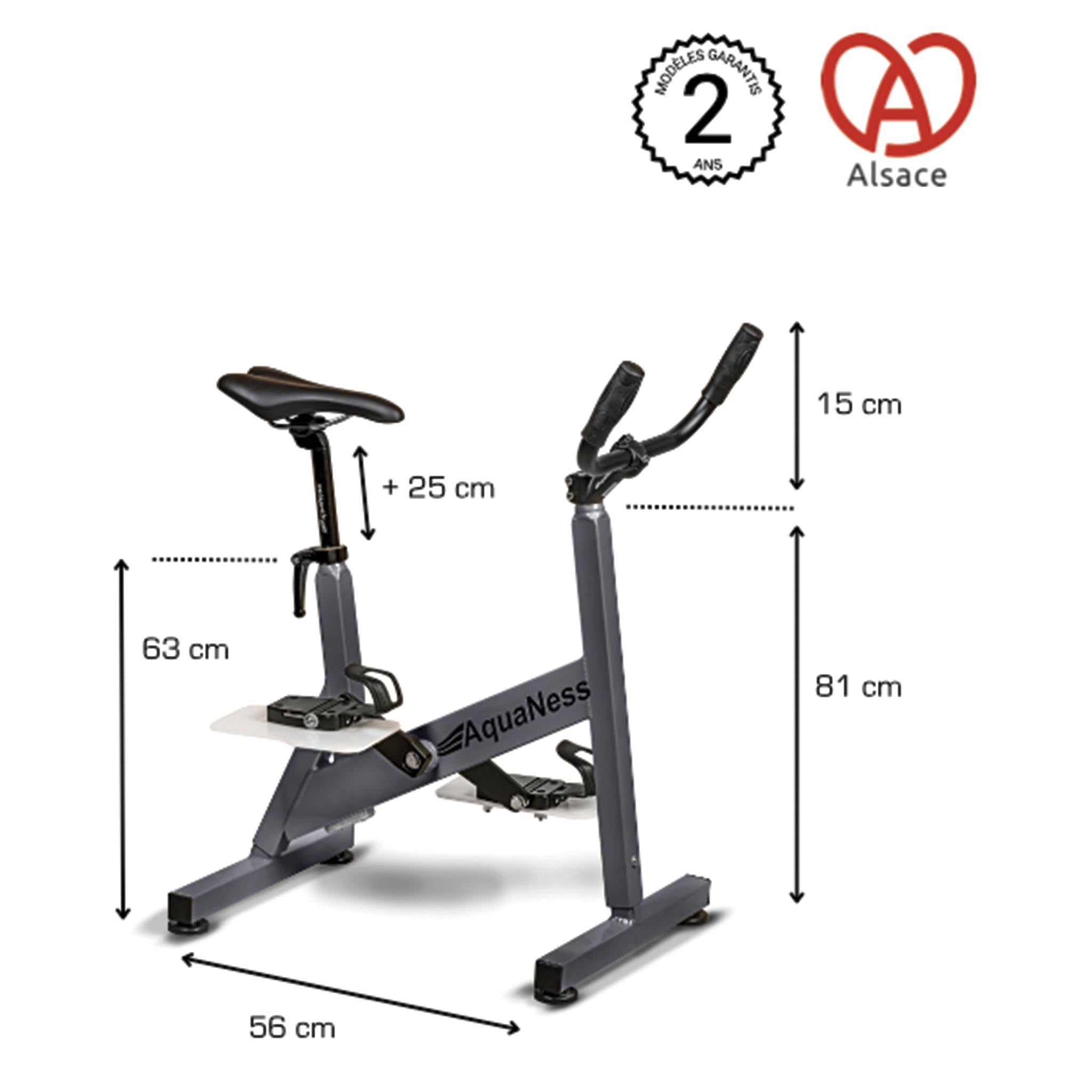 Notice Aquabike K1 Aquaness vélo de piscine fitness 
