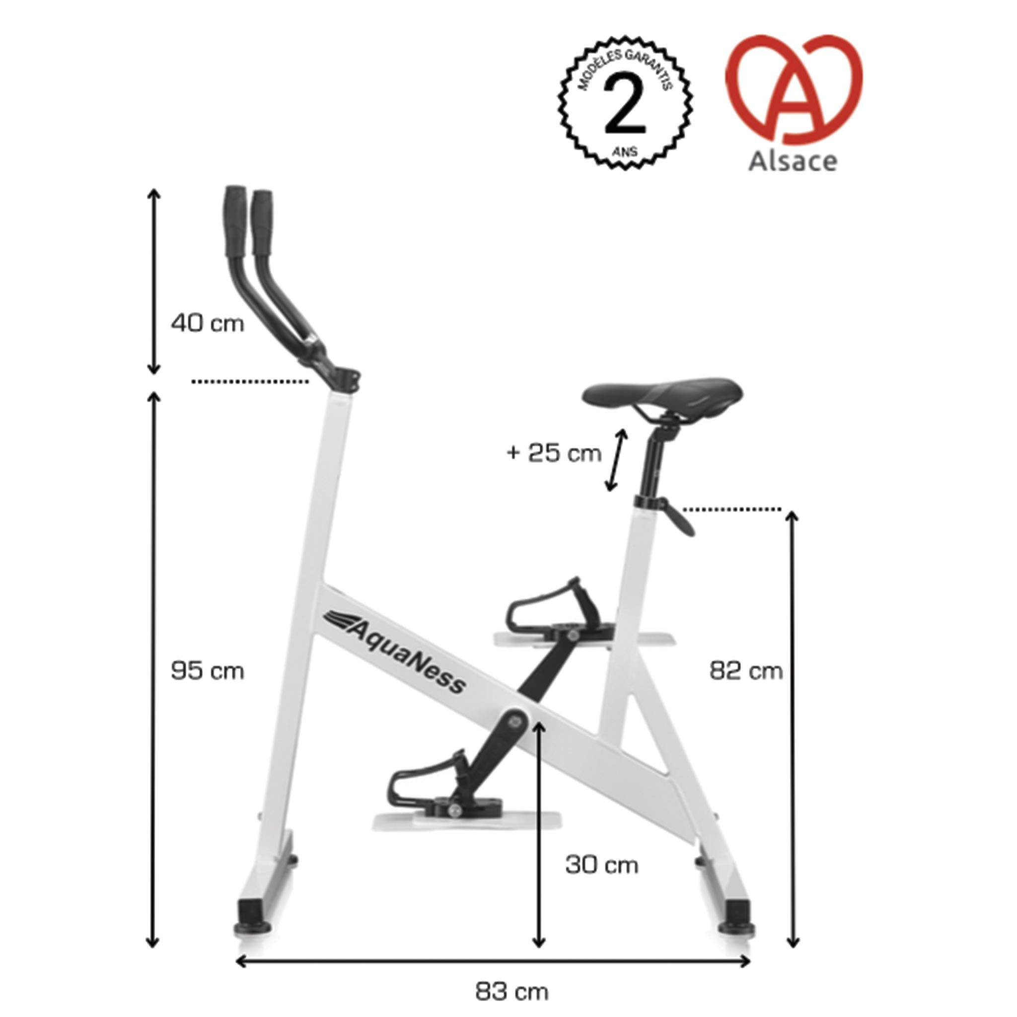 notice Aquabike V3 Aquaness vélo de piscine performance