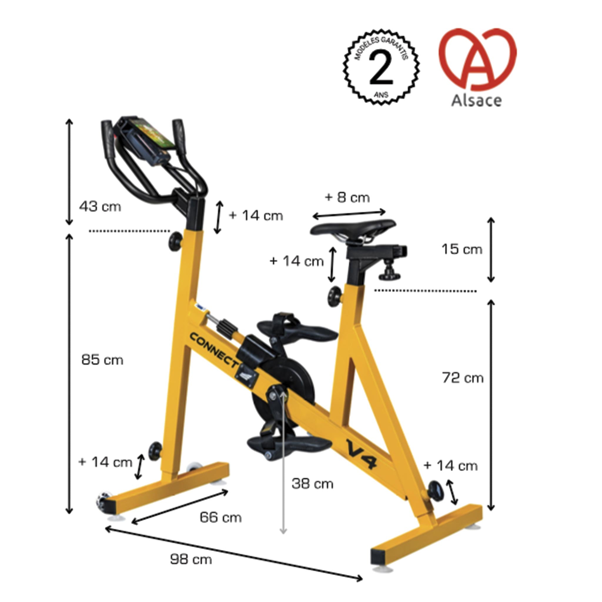 Notice Aquabike V4 Connect Aquaness vélo de piscine connecté