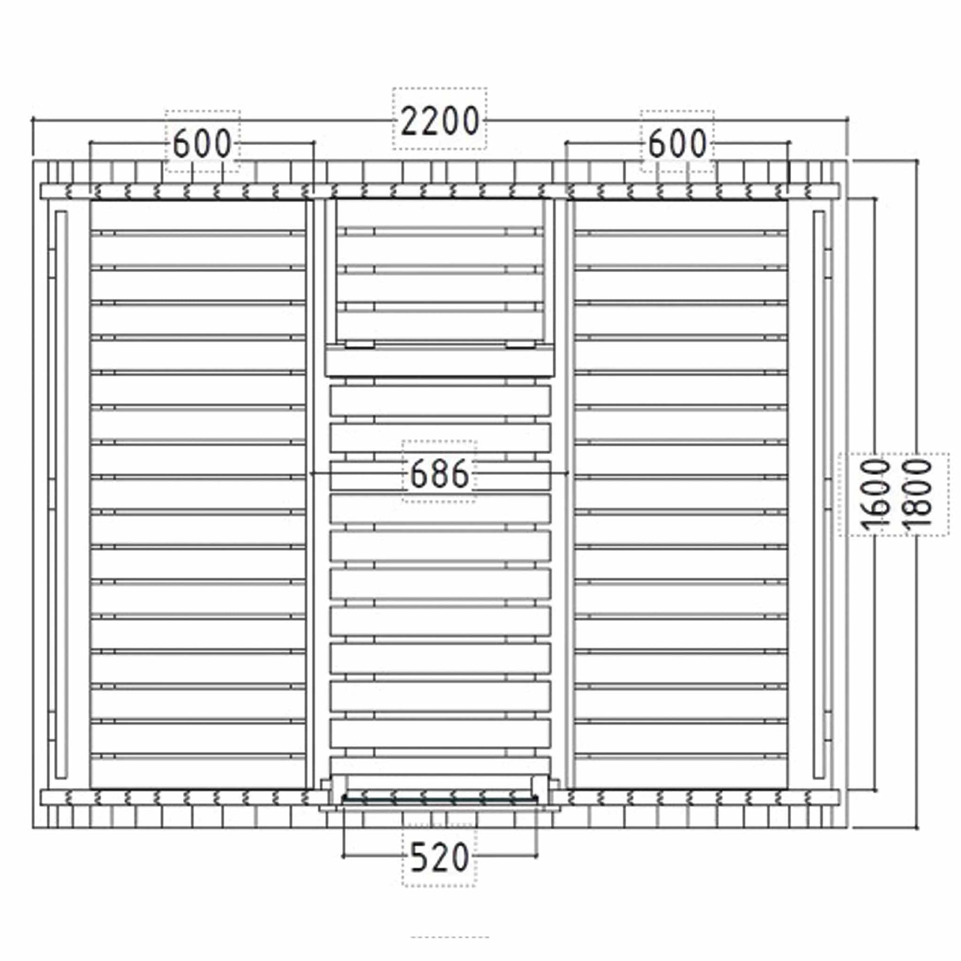 Schéma 2 sauna tonneau kuusi harvia 