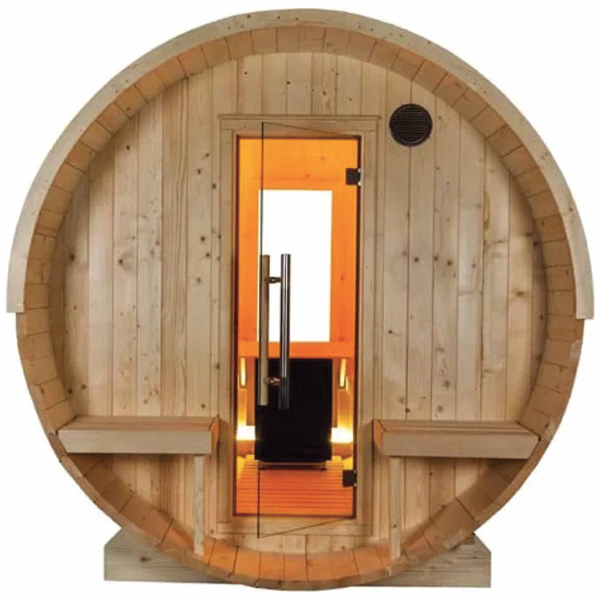 Sauna tonneau Kuusi 2,20 / 2,40 canopy