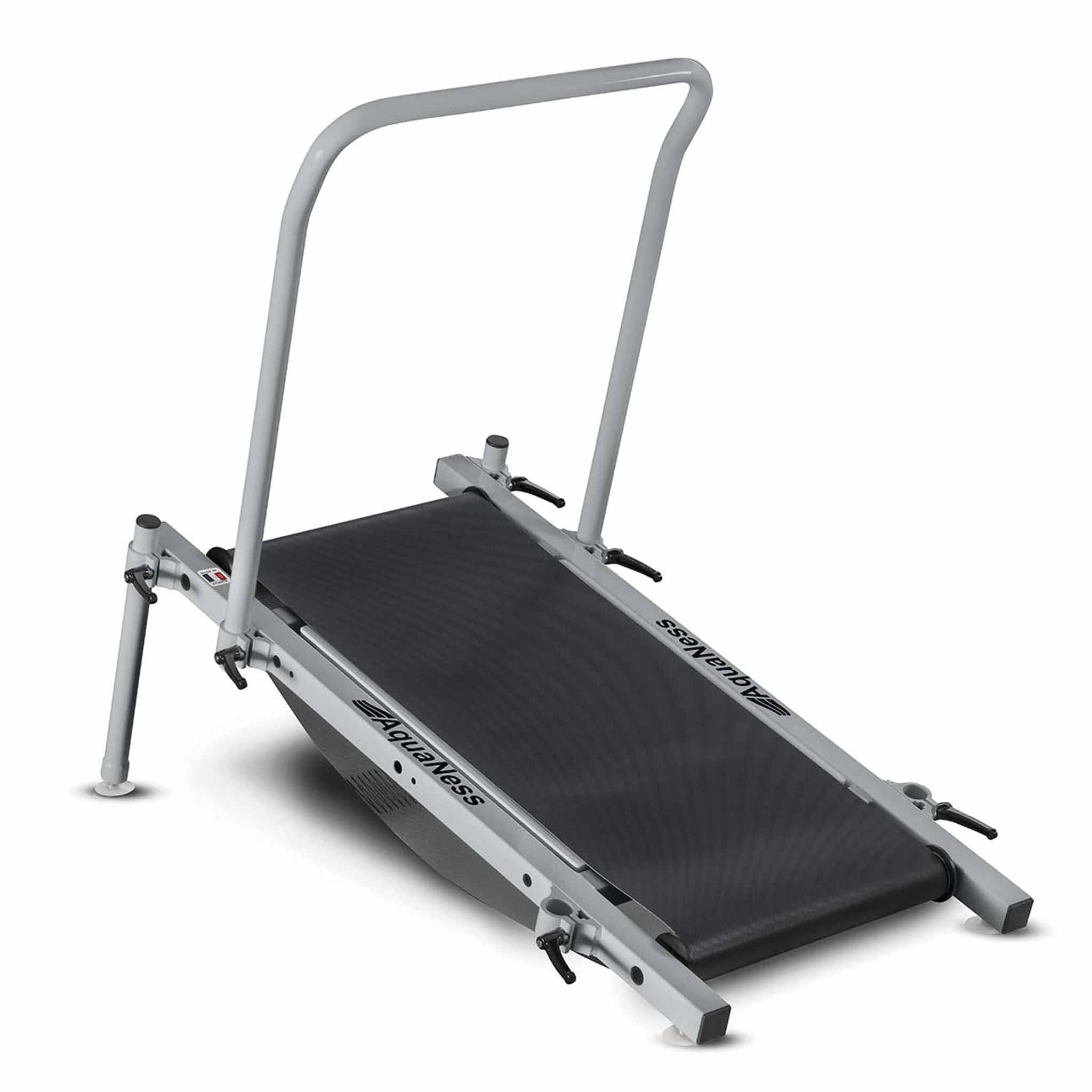 Aqua tapis de marche Aquaness piscine fitness gris alu 