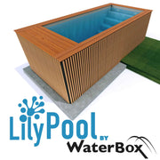 Lilypool AluWood Bois : Piscine container design en aluminium