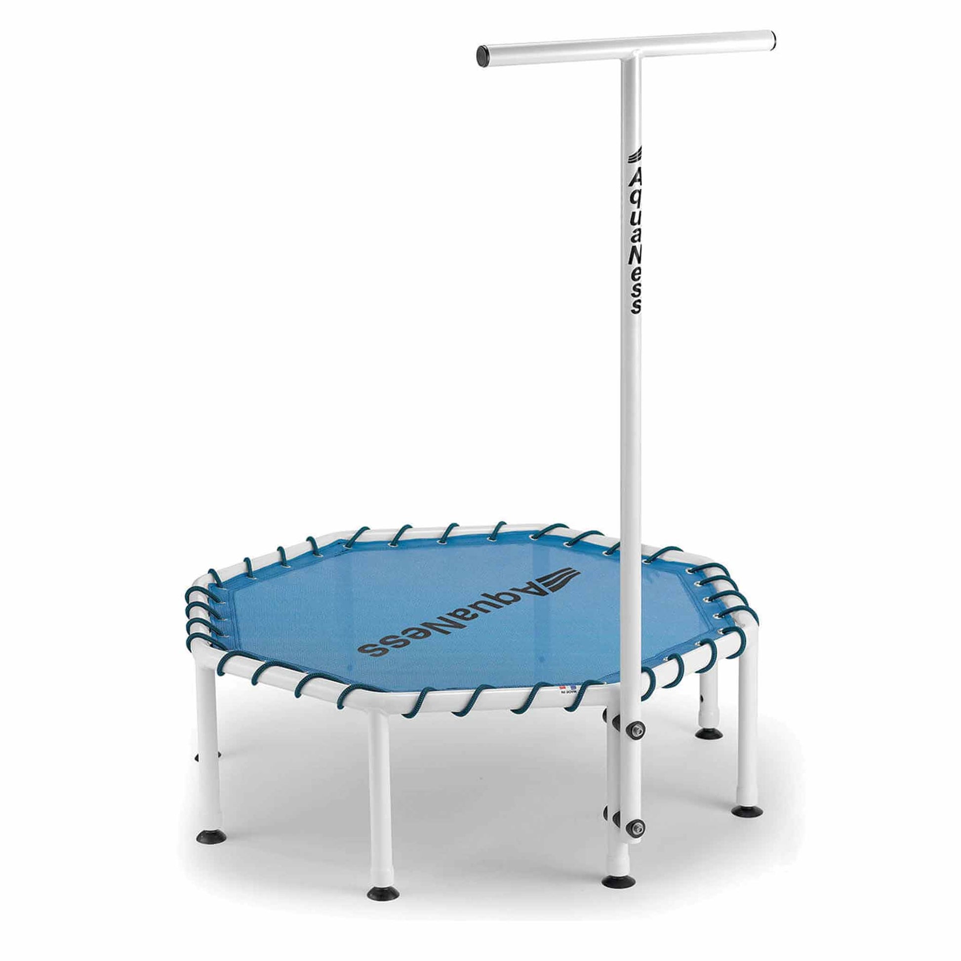 Barre trampoline aquatique Aquaness stabilité piscine blanc 