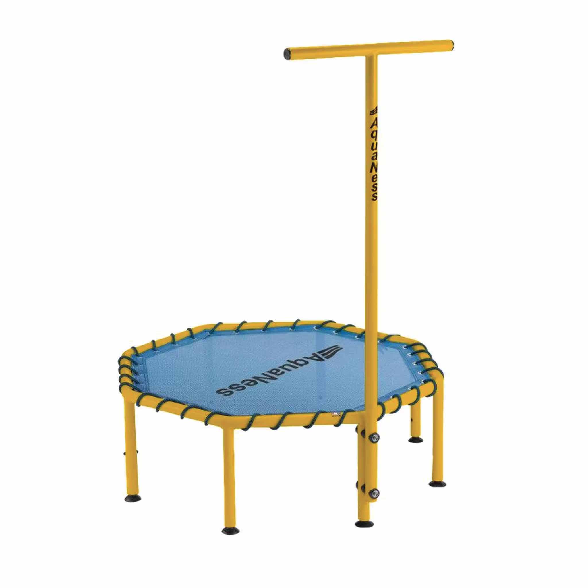 Trampoline aquatique Aquaness piscine fitness famille jaune 