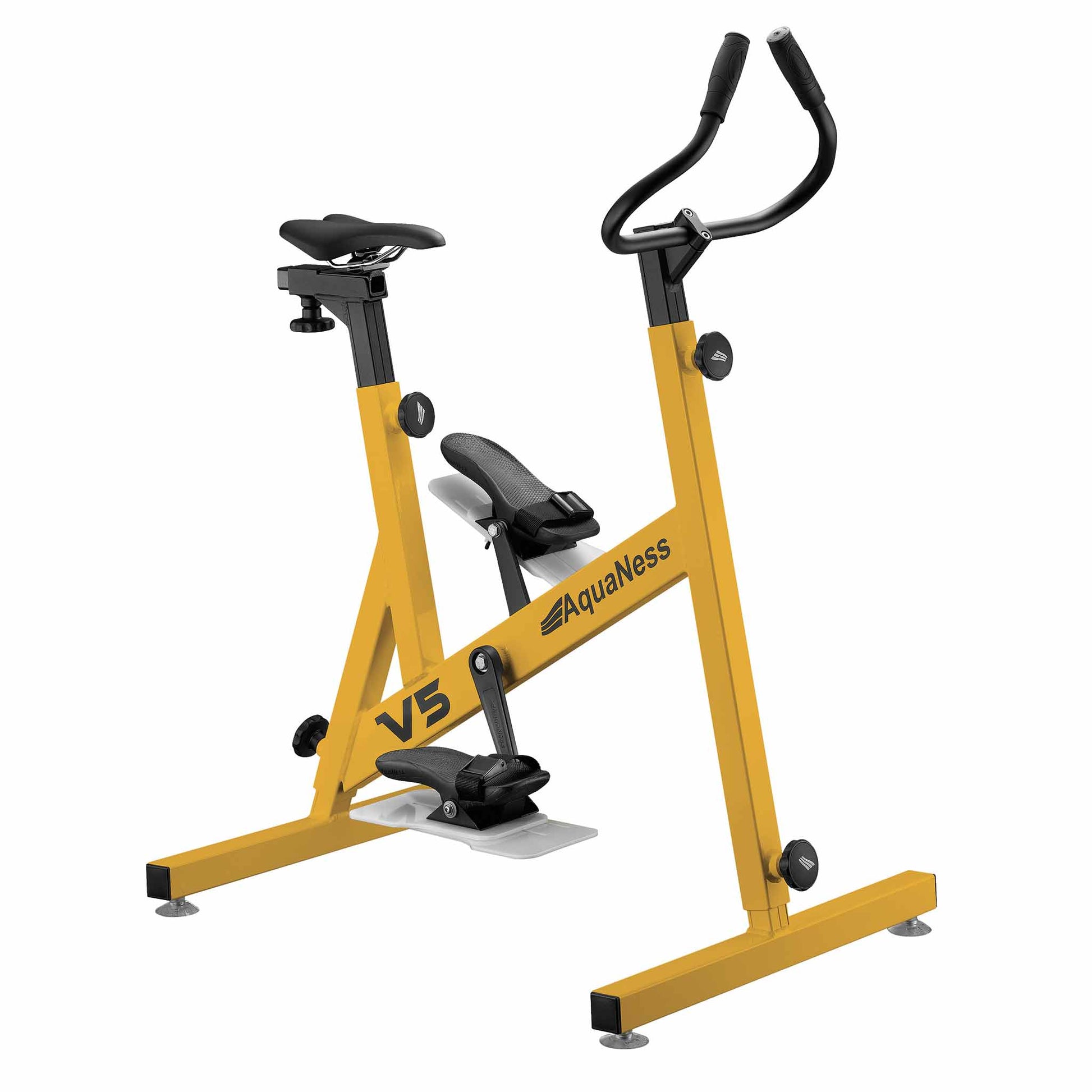 Aquabike V5 Aquaness vélo de piscine performance jaune 
