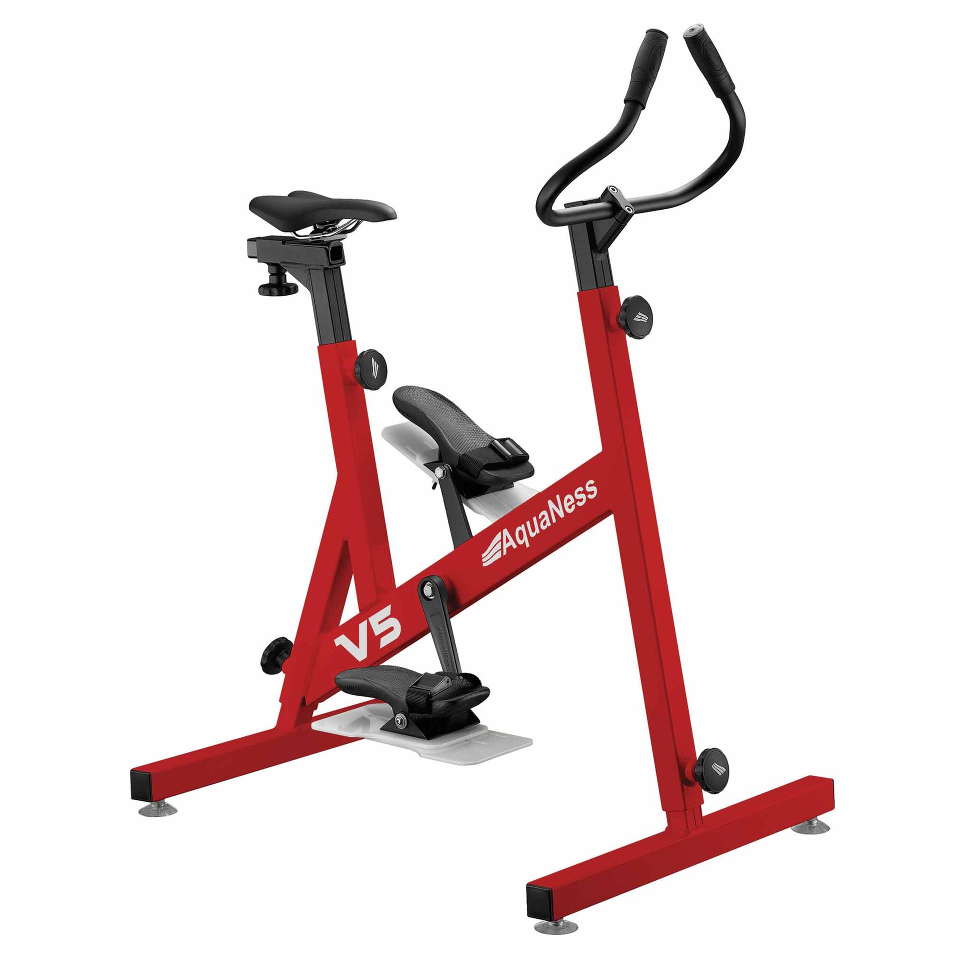 Aquabike V5 Aquaness vélo de piscine performance rouge 