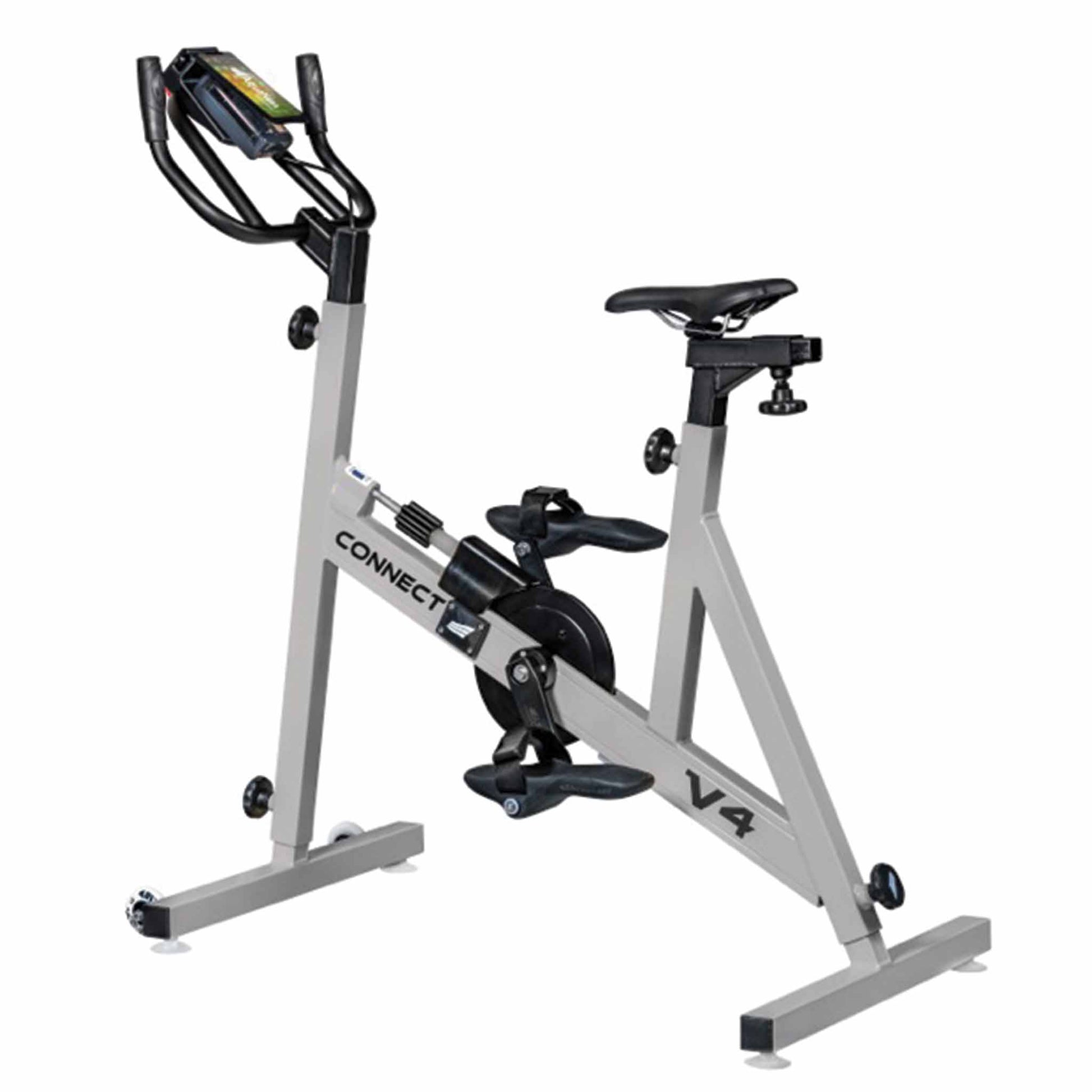 Aquabike V4 Connect Aquaness vélo de piscine connecté gris alu