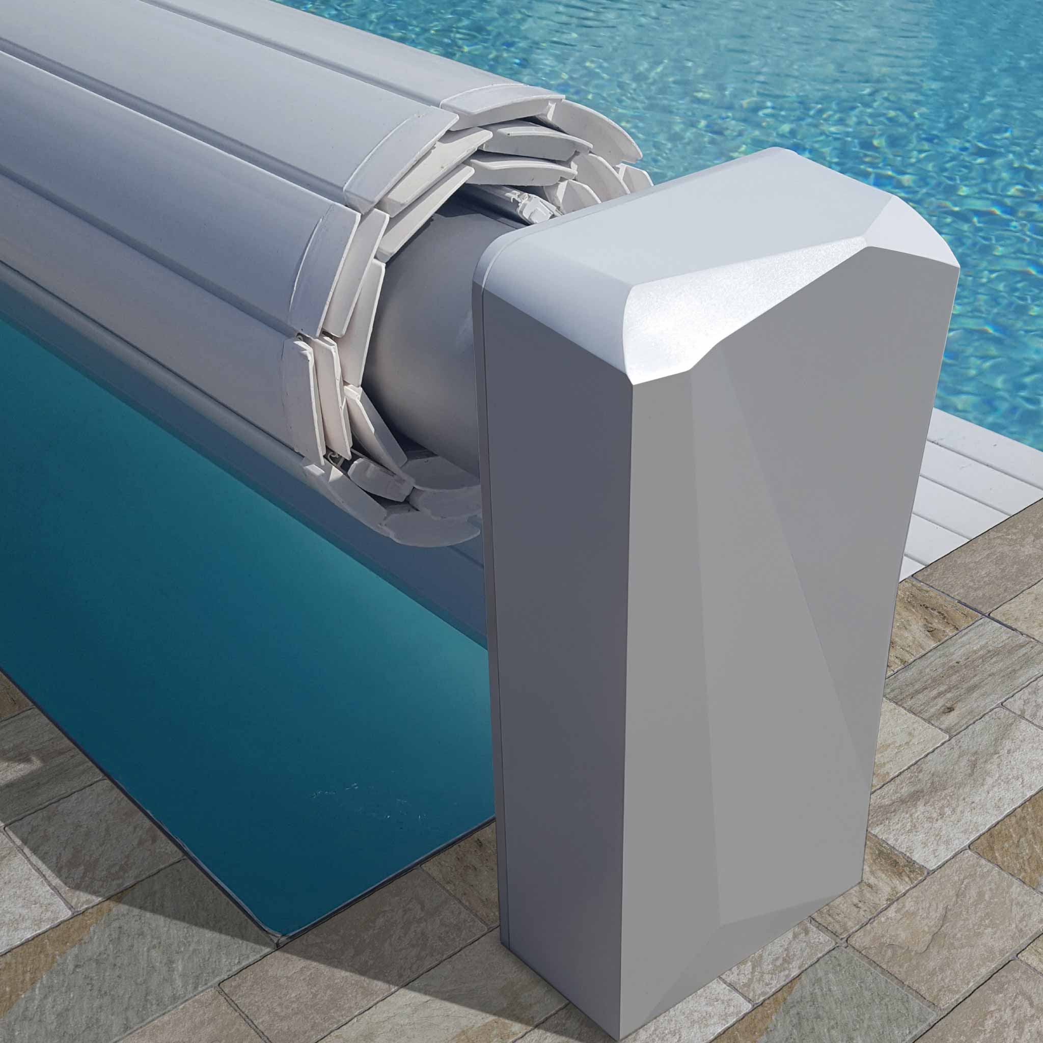 Volet piscine hors sol électrique Ulmo – Sécurité anthracite