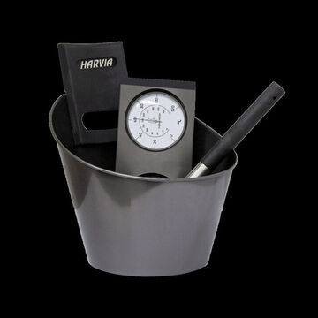 SET D'ACCESSOIRES INOX BLACK